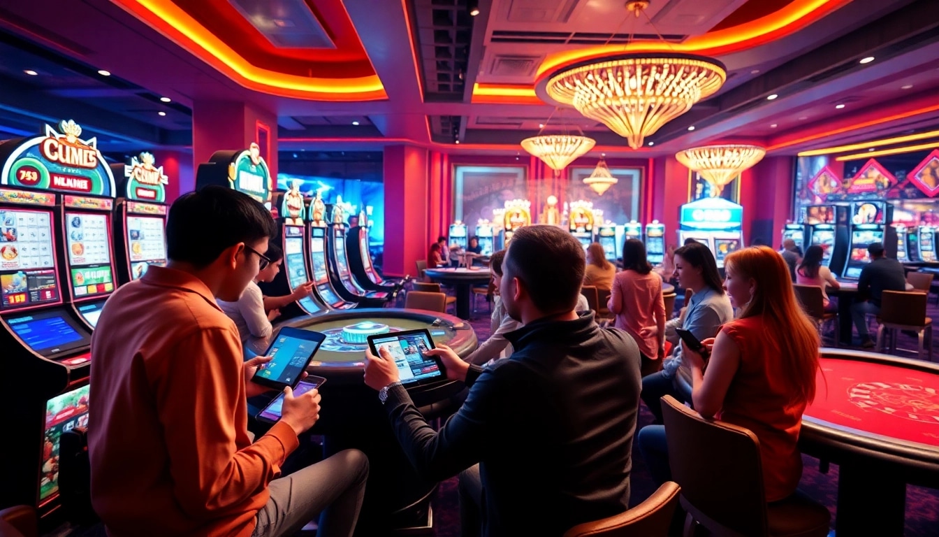 Exciting online gaming experience at Go88 with vibrant casino elements.