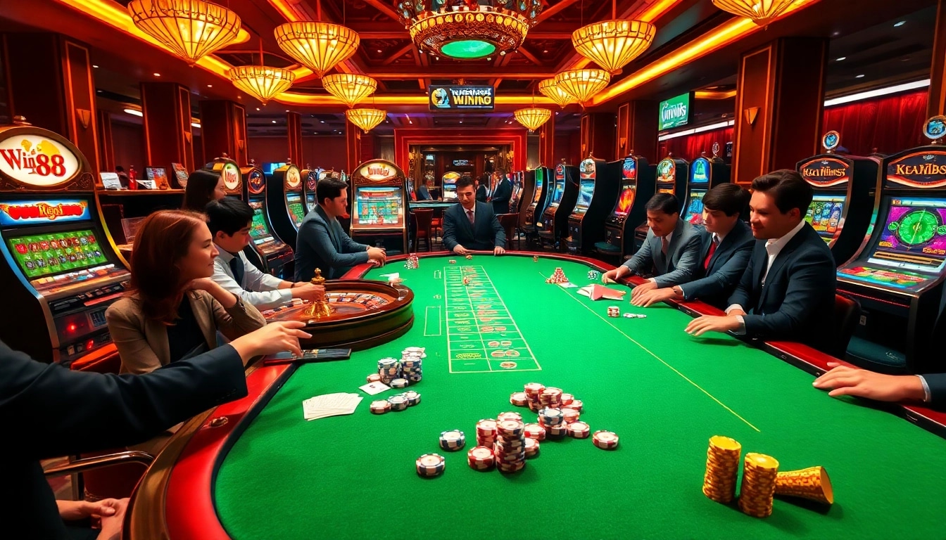 Experience the thrill of gambling at Nhà cái win88 with vibrant casino action and excitement.