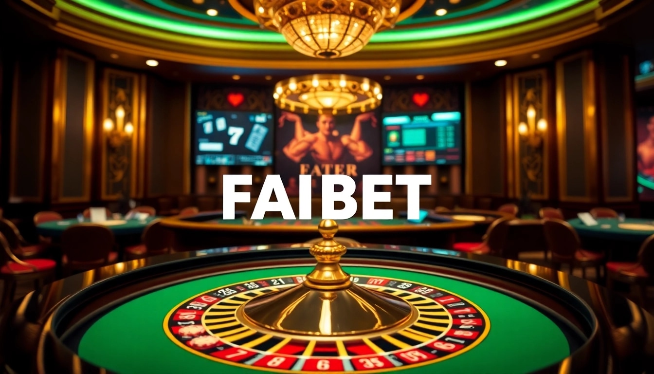Experience thrilling gaming at FABET with advanced roulette and poker setups.