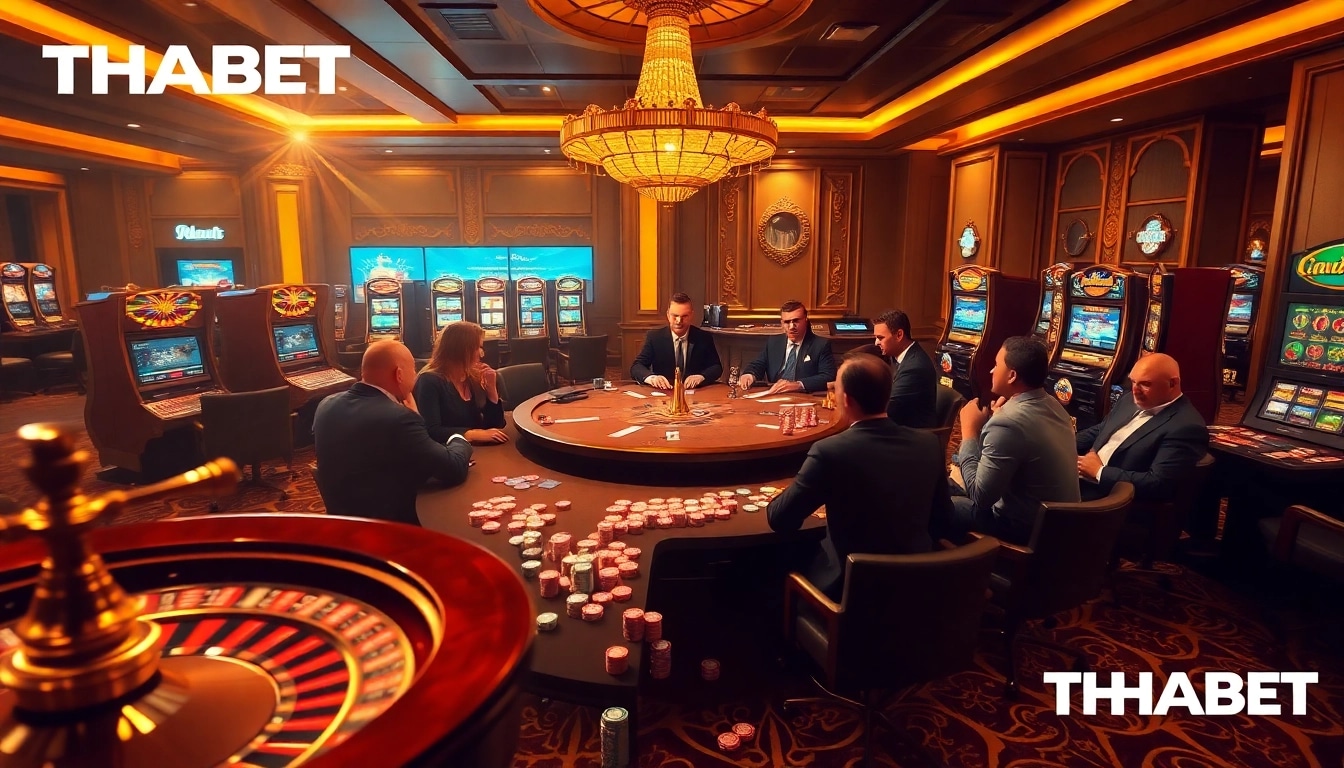 Experience thrilling gameplay at https://thabethome.com/ in a high-stakes poker scene.