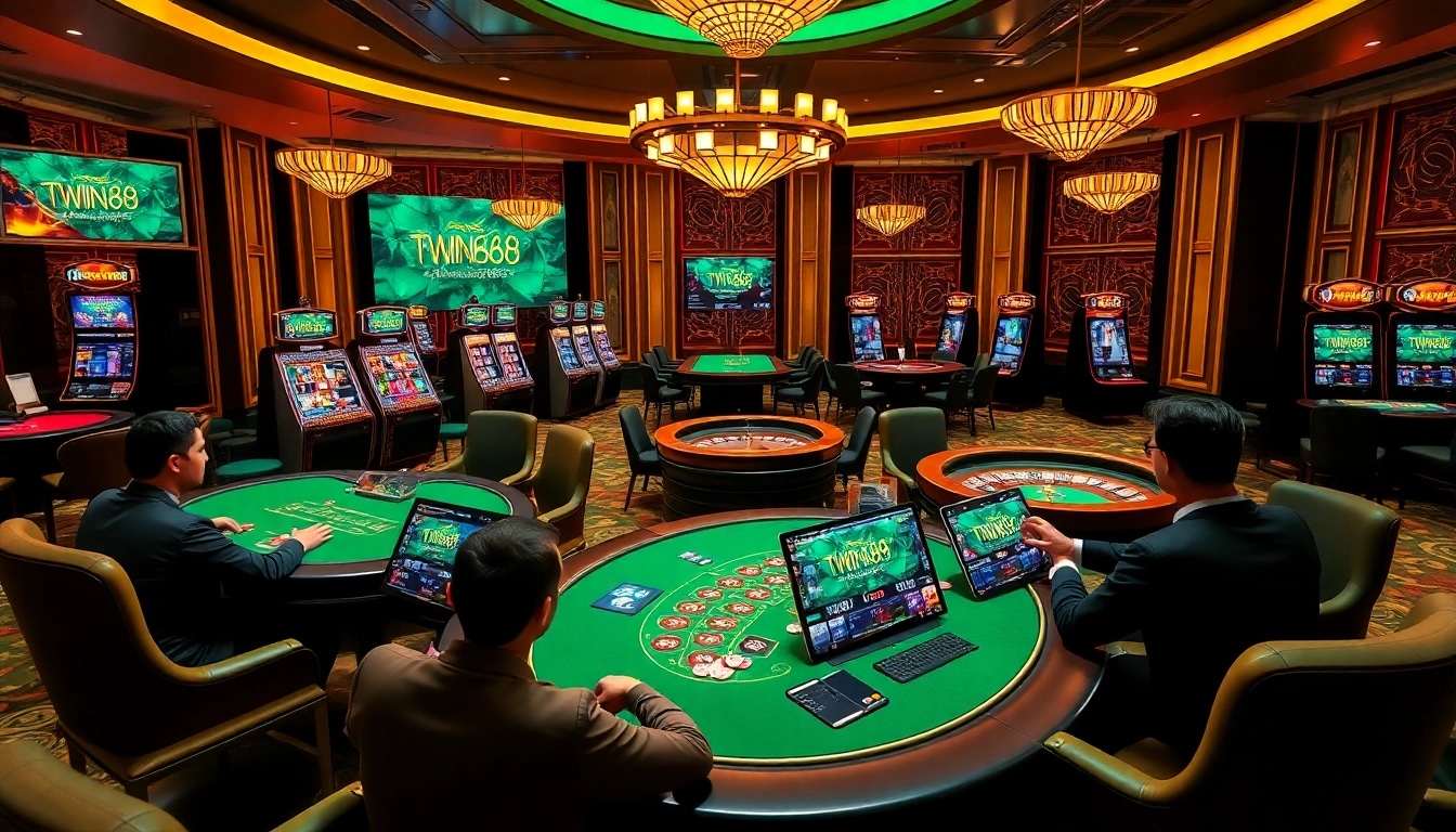 Experience thrilling gameplay with the Twin68 apk at a luxury online casino.