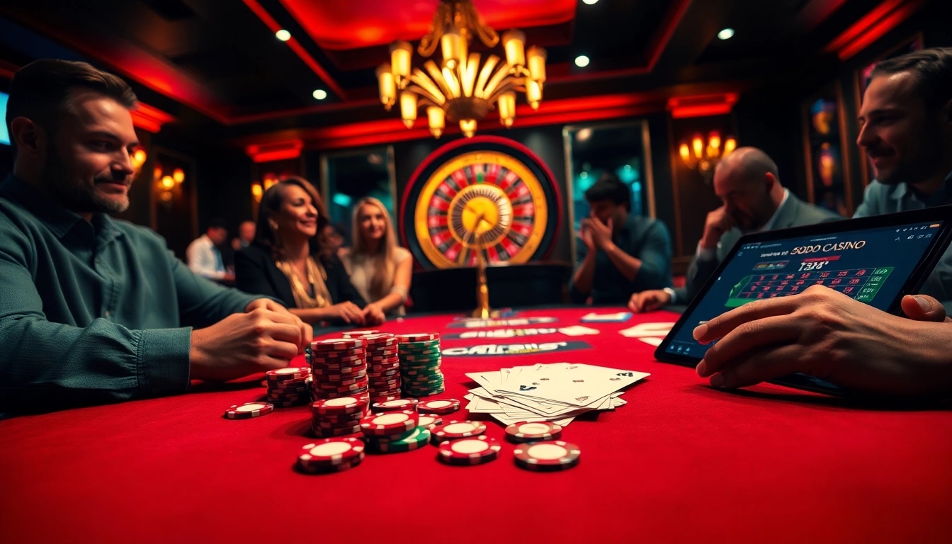 Experience the excitement of SODO CASINO with thrilling poker action and vibrant gaming atmosphere.