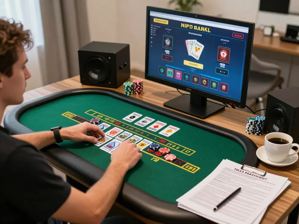 Player engaging in a live blackjack game on vin777, showcasing strategy and excitement in an online casino
