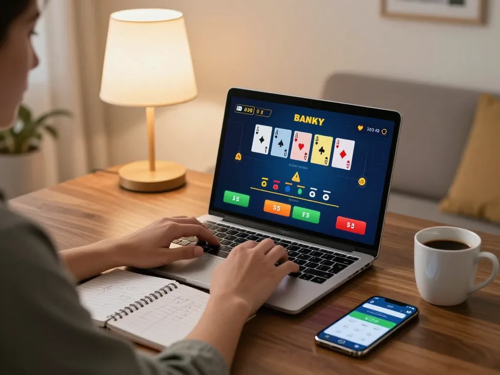 Play blackjack online at home with 79KING, showcasing gaming strategy and comfort during play.