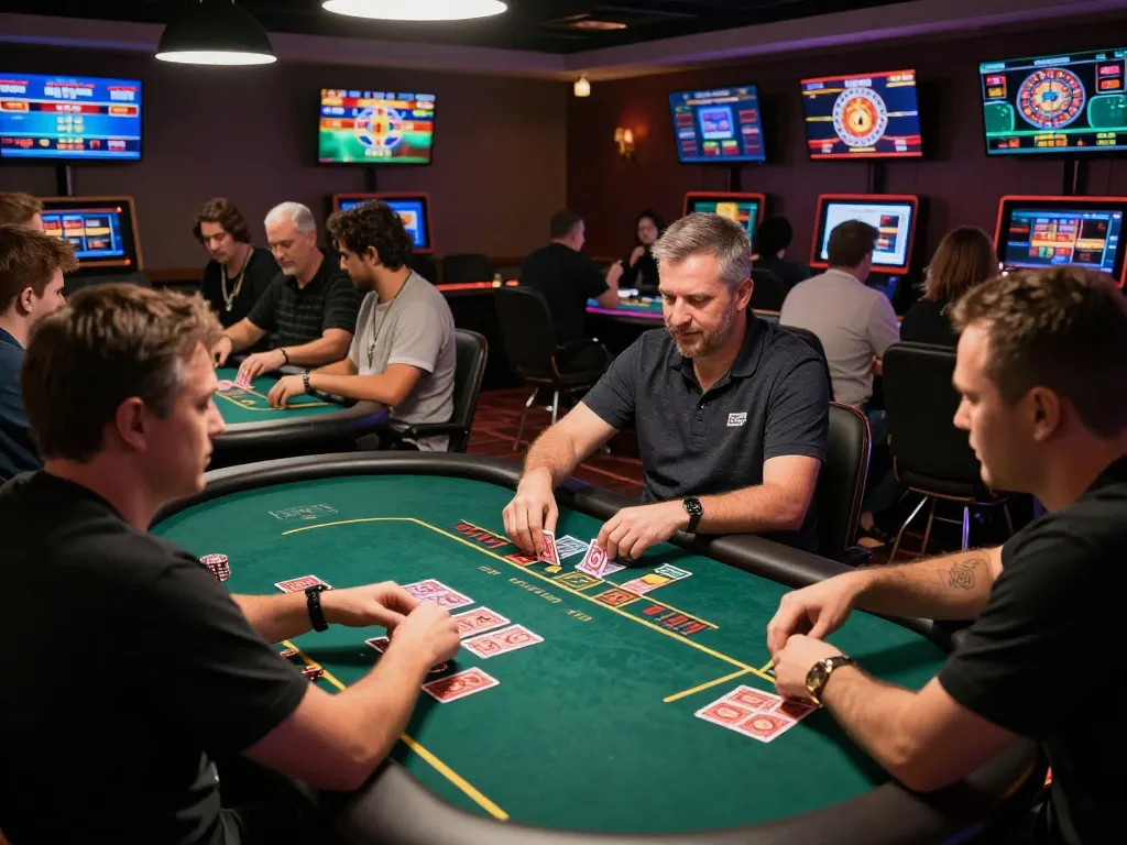 Players enjoying live dealer games at b52club online casino, showcasing interactive gameplay and excitement.