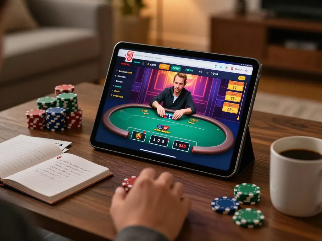 Engage in thrilling luck8 online poker gameplay from the comfort of home, highlighting strategic planning.