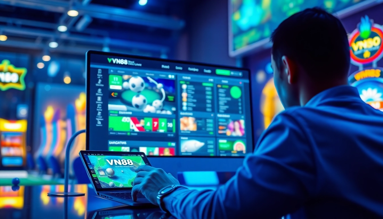 Exciting betting experience on VN88 with modern digital interface