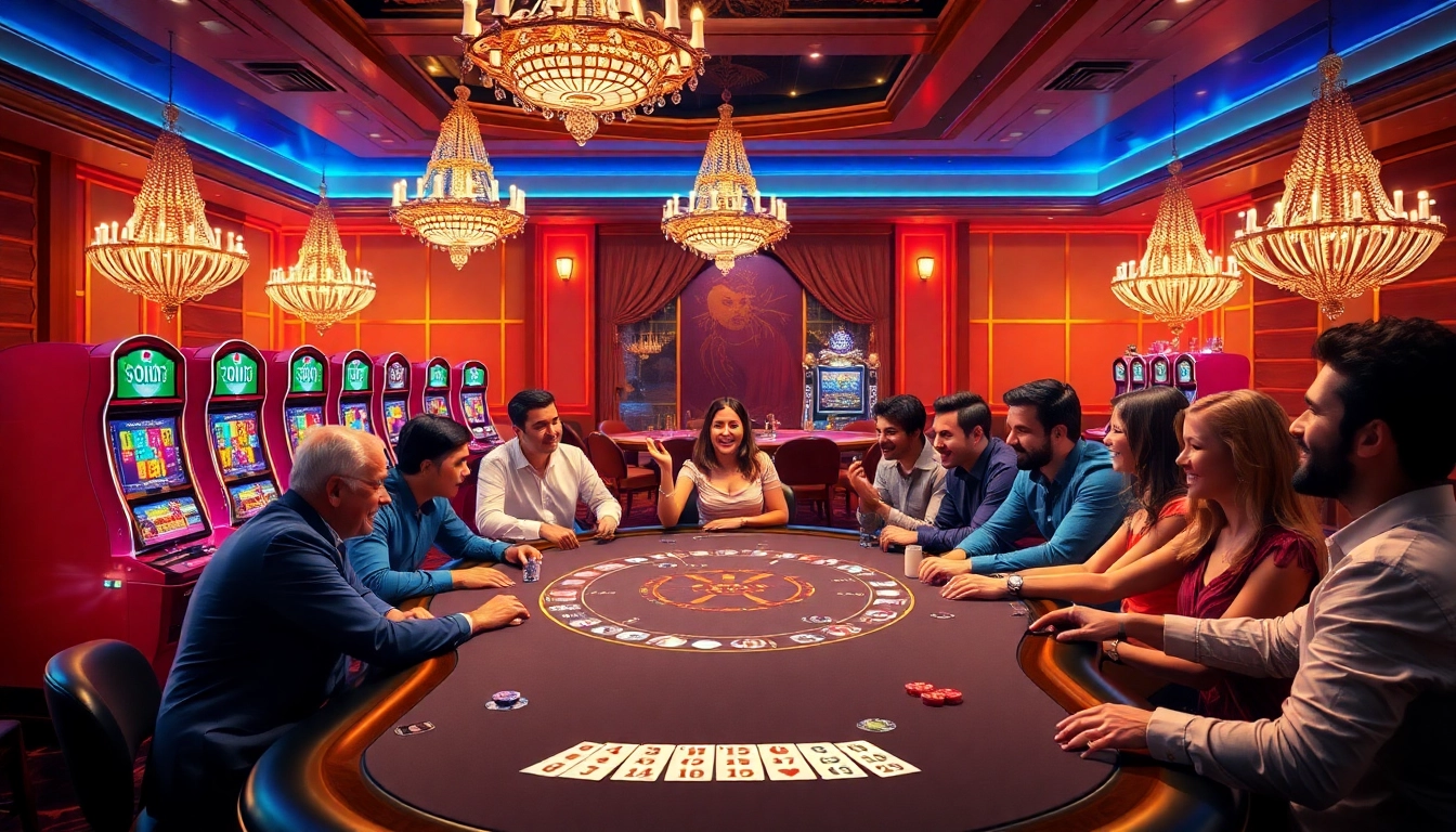 Gamblers engaging at a luxurious table virtual interface of 68VIP.COM, embodying excitement and strategic play.