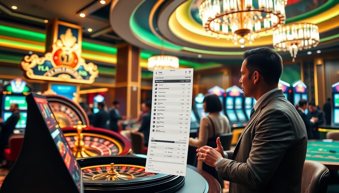 Experience premium sports betting at TX88.network, featuring an engaging casino scene with betting slips and roulette.