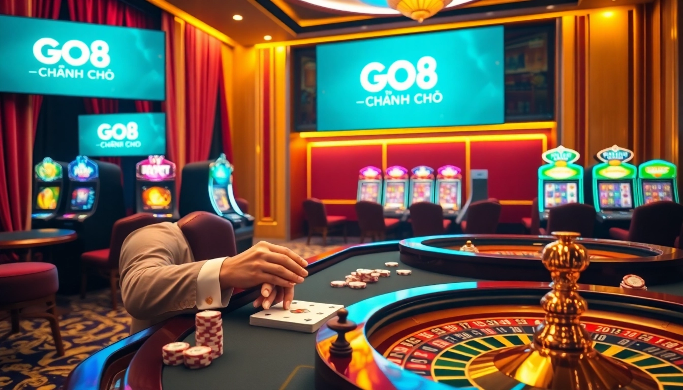 Experience the excitement of gambling at GO8 CHÍNH CHỦ with vibrant casino games and exclusive rewards.