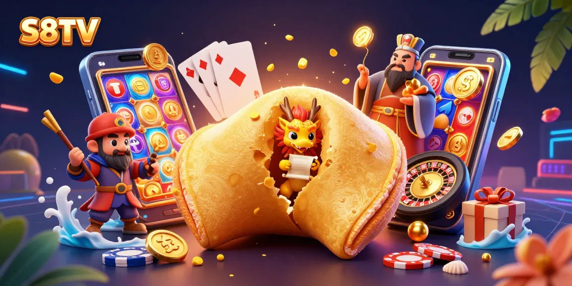 Savor the excitement of S8TV with vibrant slot games and lively casino character adventures.