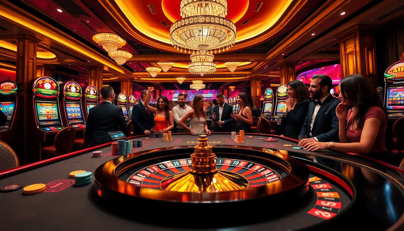 Engaging players at a luxurious casino table featuring UU88 com, highlighting excitement and glamour.