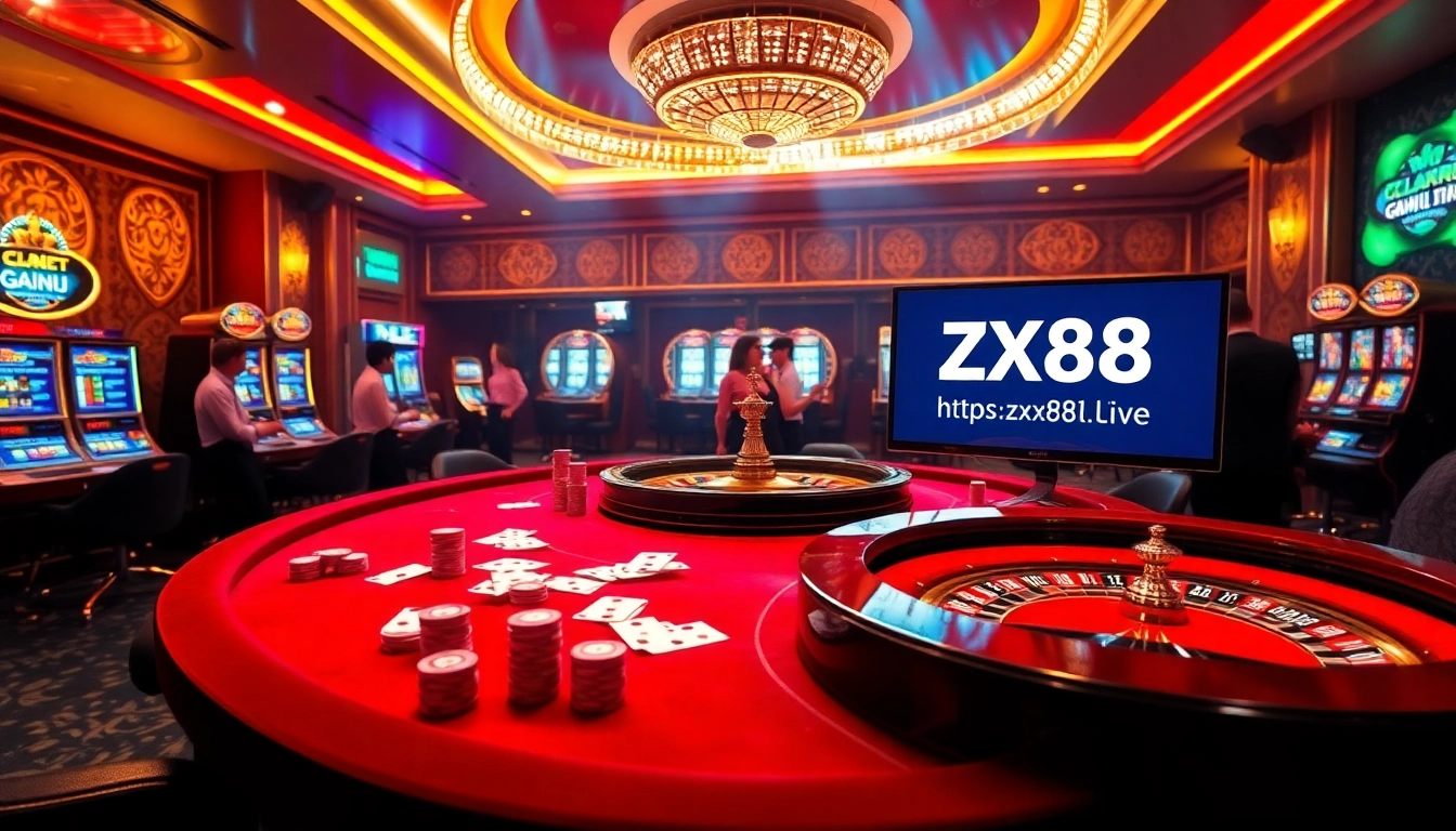 Experience the luxury of online gaming at https://zx88.live/ while enjoying poker and roulette.