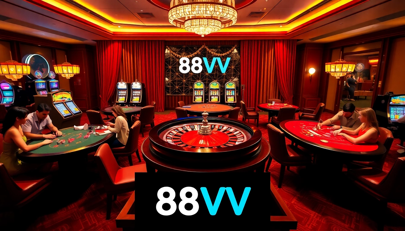 Experience the thrill of gambling at trang chủ 88vv with vibrant casino games and luxury atmosphere.