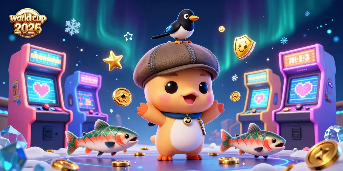 Experience the excitement of world cup 2026 with vibrant 3D casino characters in a festive gaming environment.