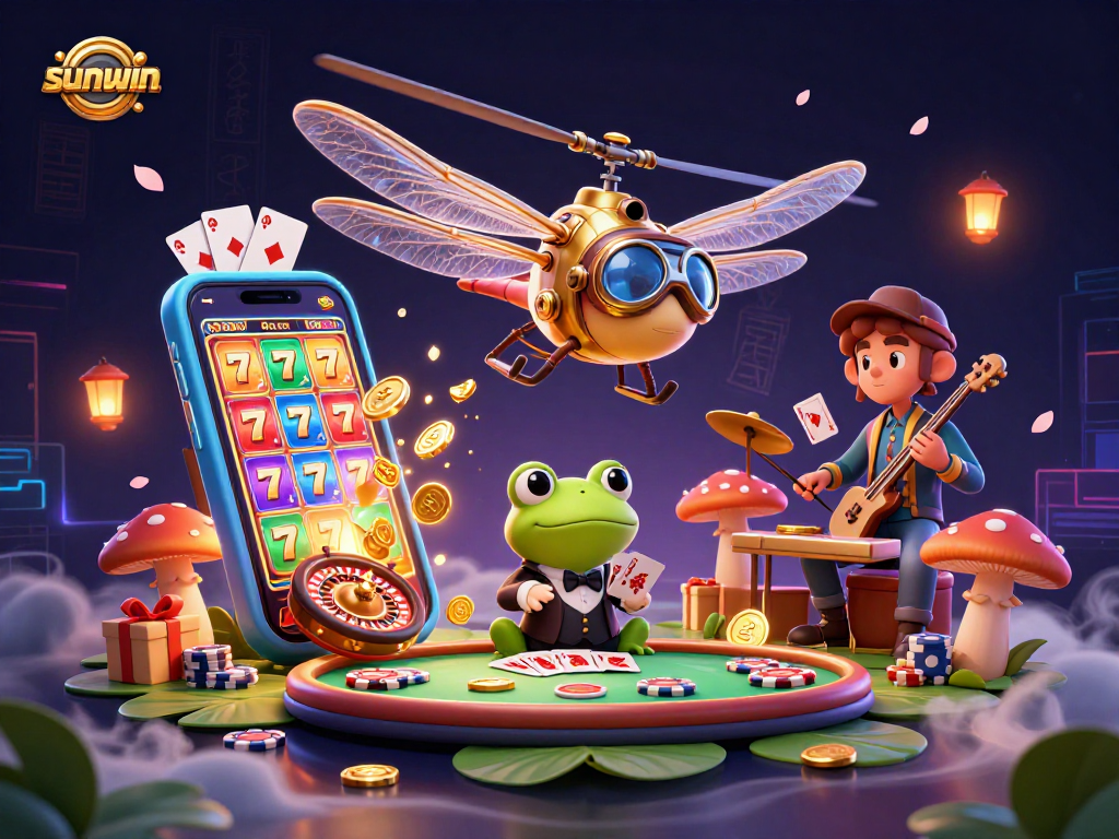 Engage with sunwin's vibrant casino world featuring dynamic gaming action and immersive characters.