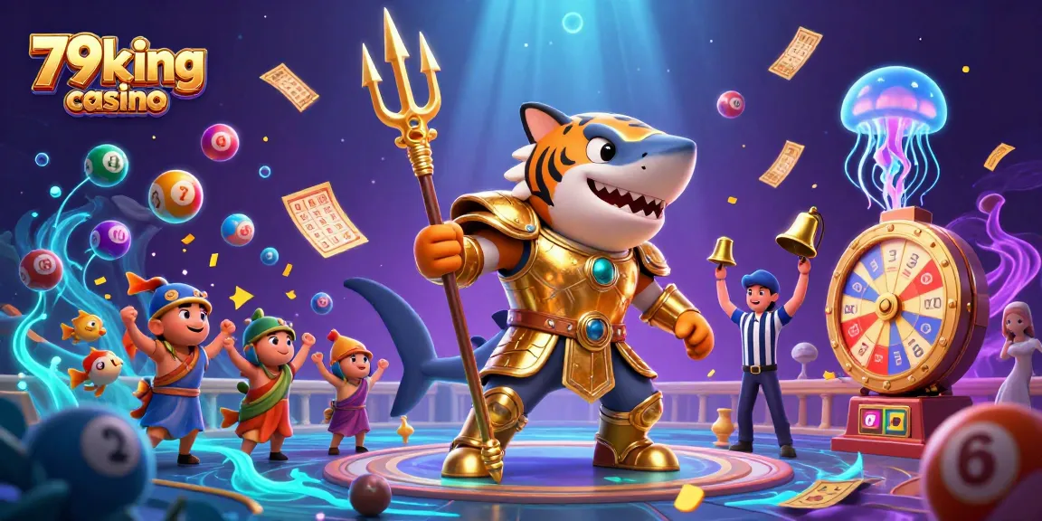 Engage with thrilling games at 79king casino featuring a magical underwater scene filled with dynamic lottery elements.
