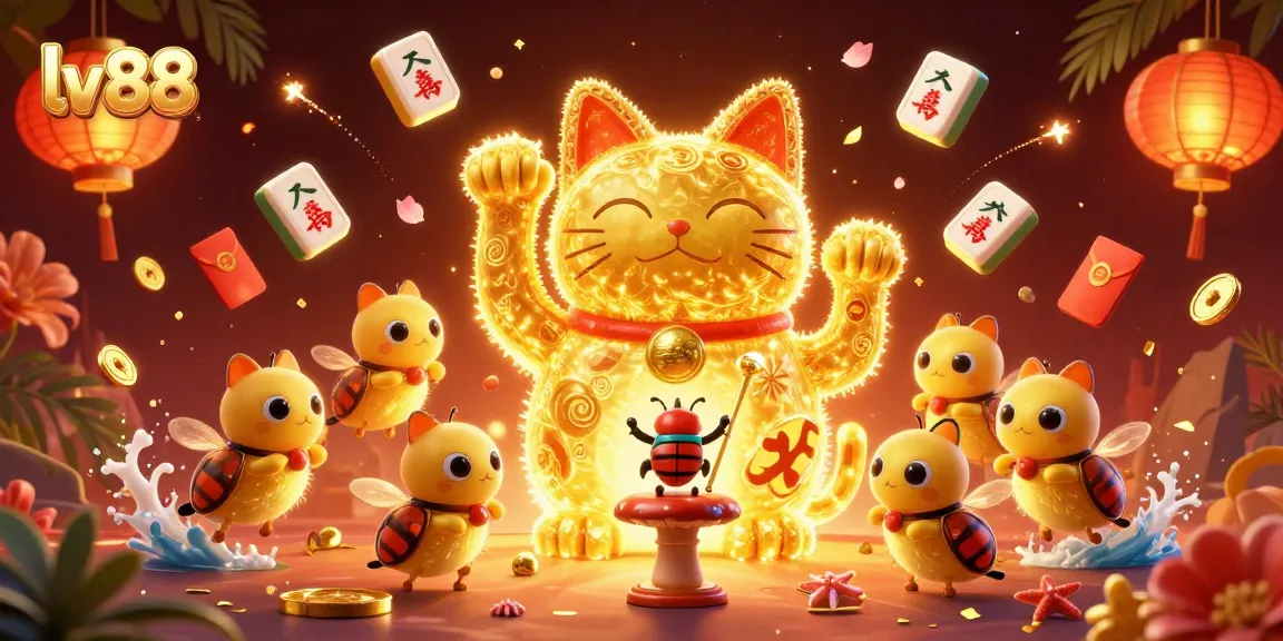Experience the vibrant lv88 online casino with a lucky cat and dynamic gameplay elements.