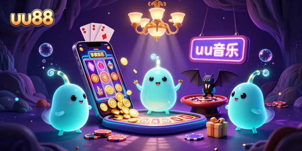 uu88 sparks excitement in an energetic casino scene with glowworms and a bat dealer.