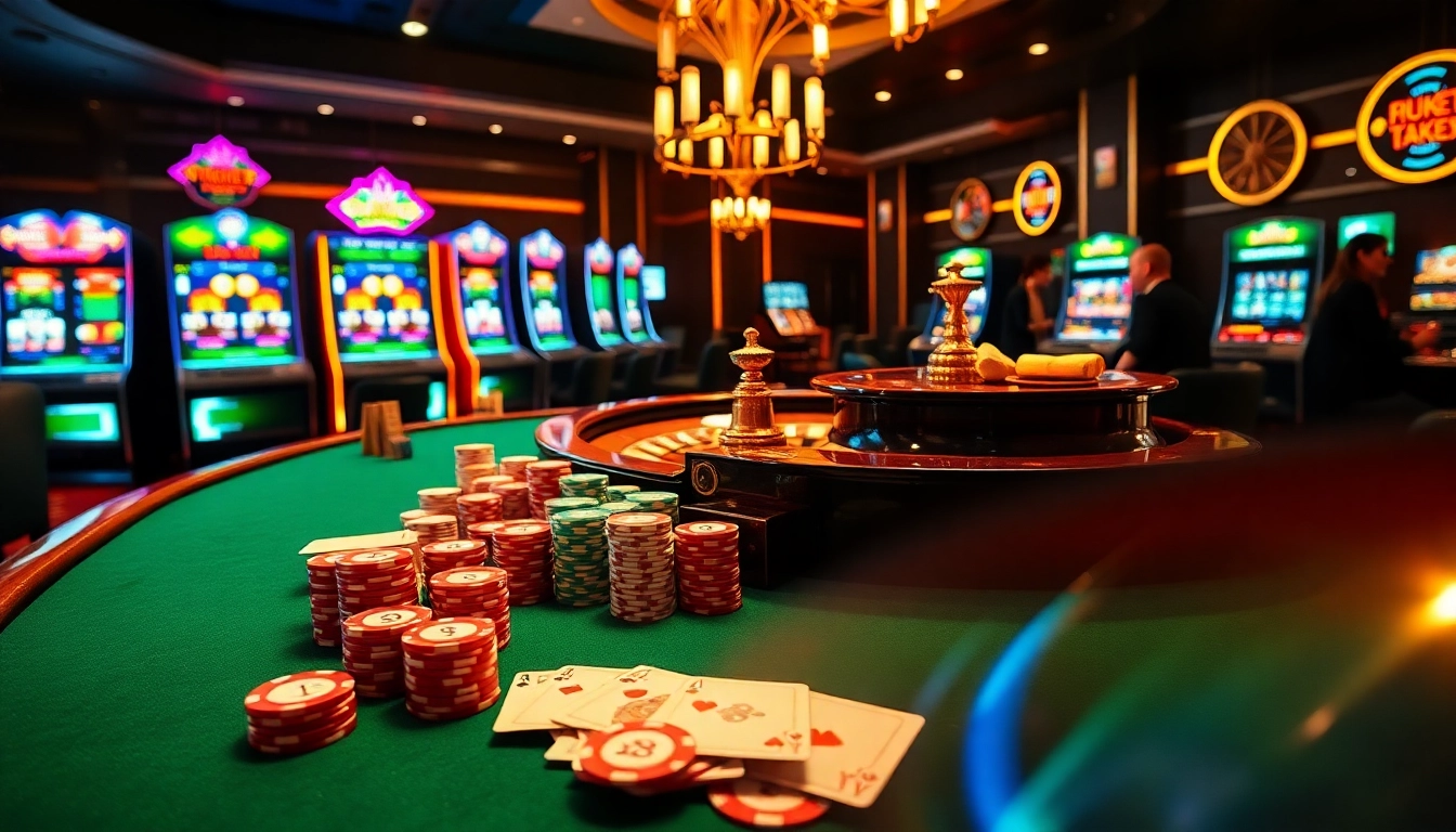 Lodetructuyen enhances online gambling excitement with high-stakes poker and vibrant slot machines.