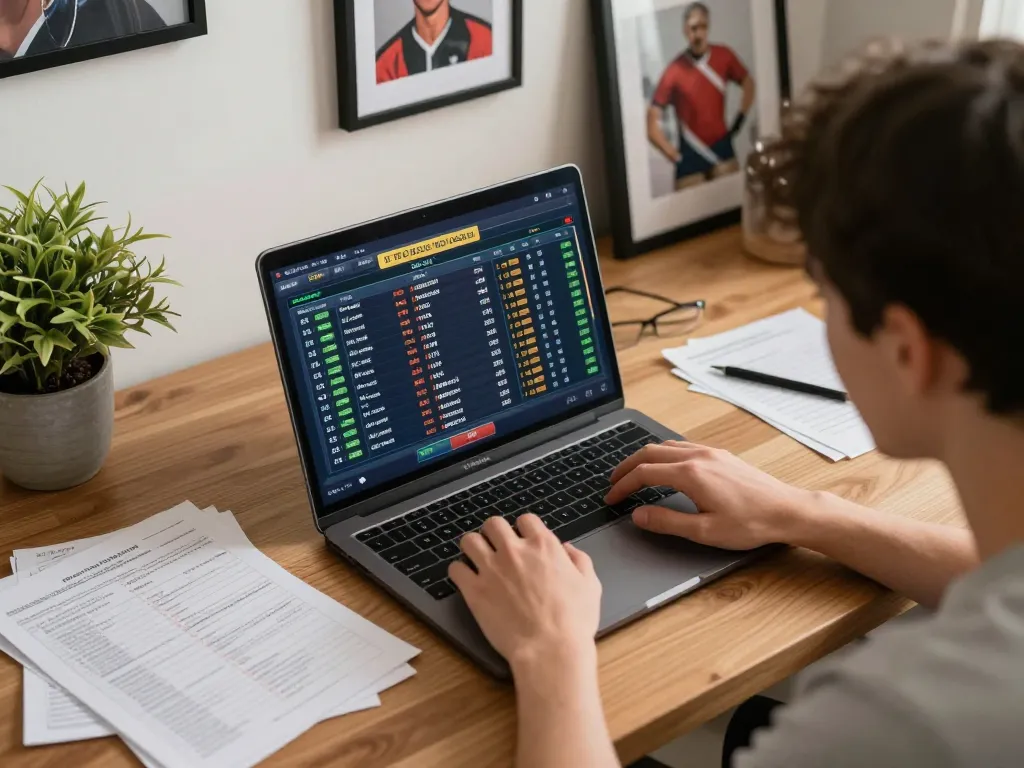 Engaging in strategic sports betting on https://sin88.expert/ while reviewing live odds.