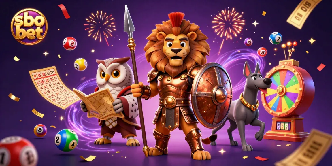 Engage with the sbo bet experience as vibrant lottery elements celebrate a thrilling gaming scene