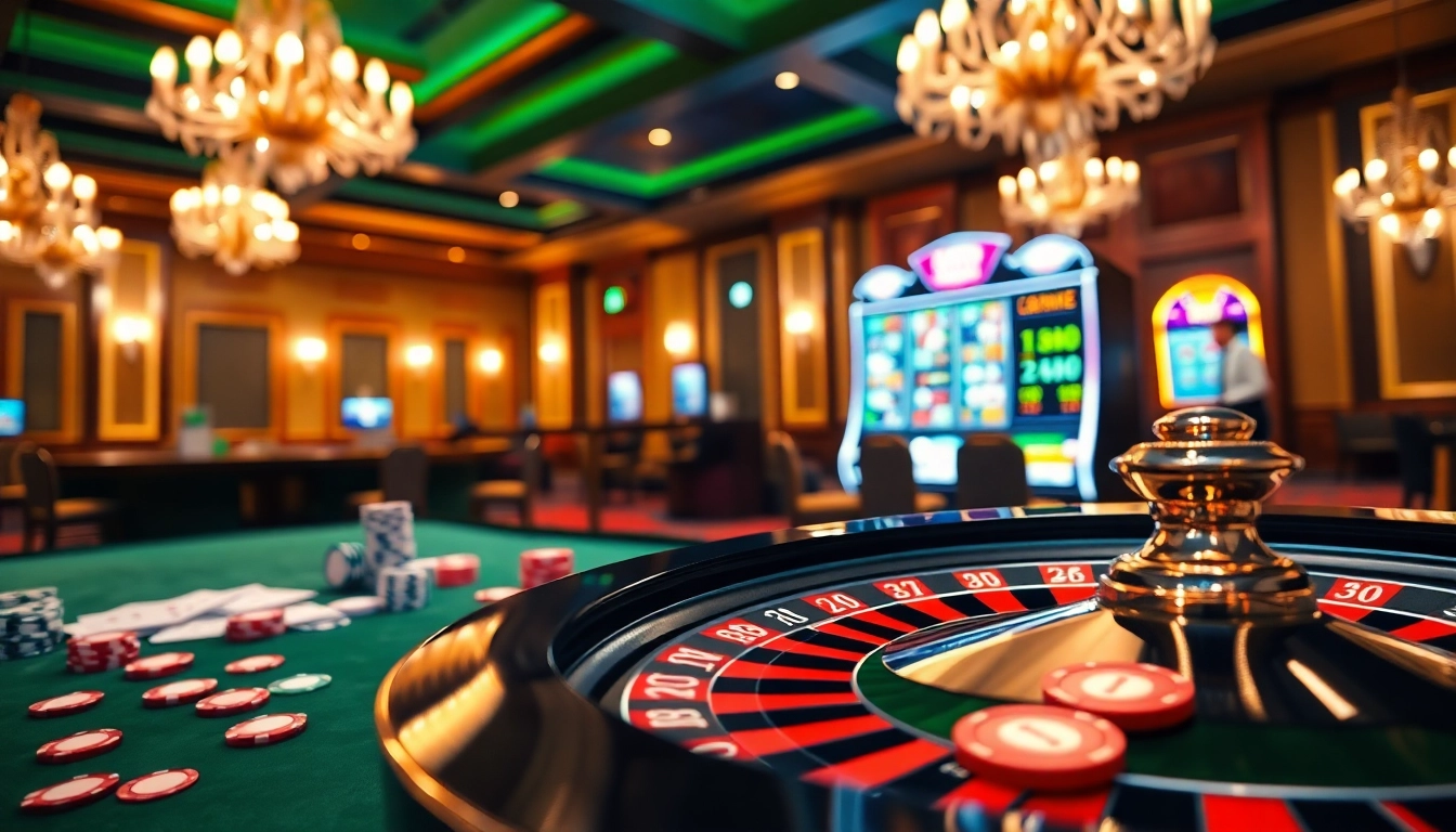 Experience thrilling moments at the u888 casino with vibrant games and luxurious decor.