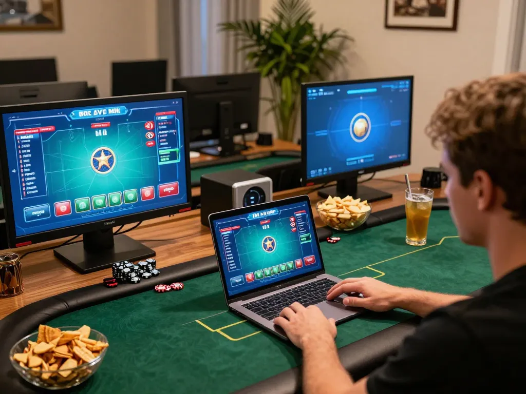 Engaging gameplay experience at ww88 online casino with strategic poker options and vibrant lighting