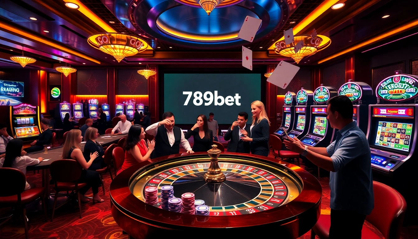 Experience the thrill of gaming at 789bet's casino with vibrant tables and winning moments.