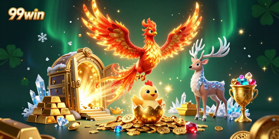 Engage in thrilling gameplay with 99win featuring vibrant casino elements and enchanting characters.