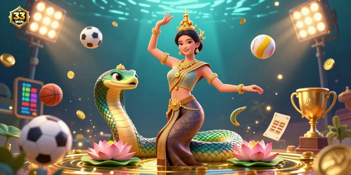 Experience the excitement of winning with 33WIN through captivating casino visuals and dynamic game elements.