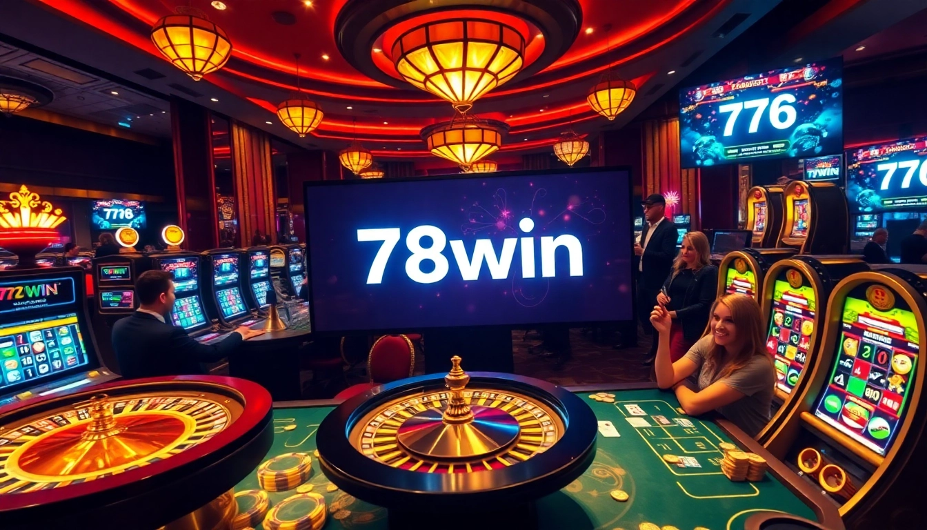 Experience the luxury of 78win's online casino with vibrant games and thrilling gameplay.