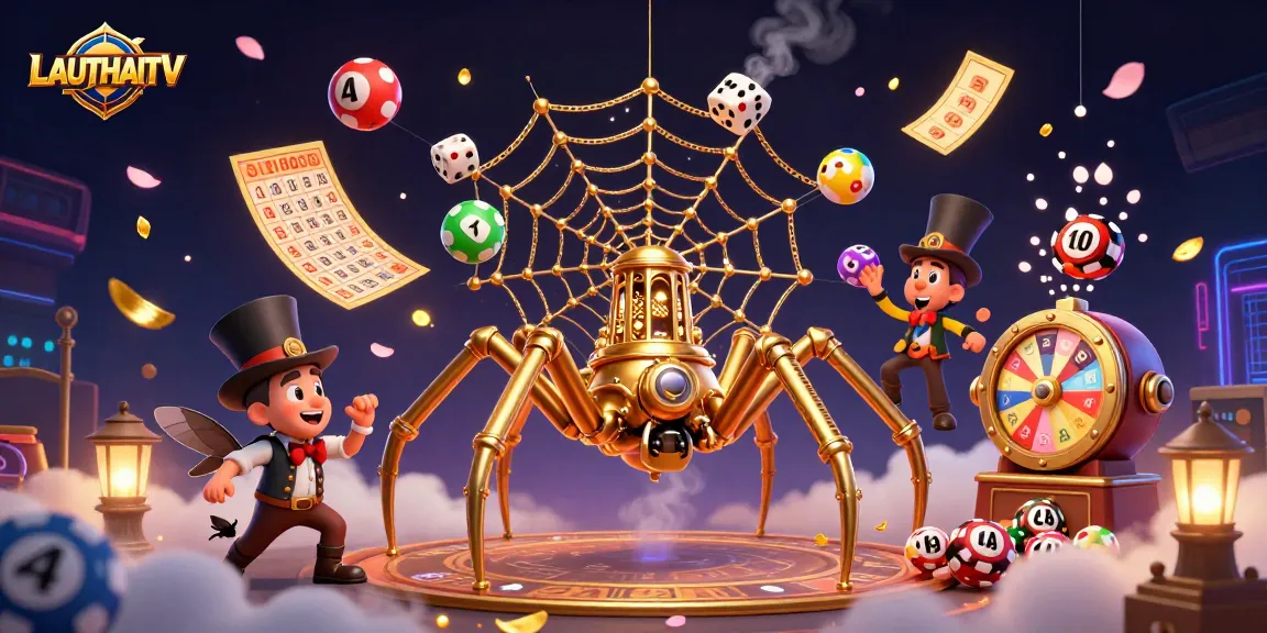 Engage with LAUTHAITV in thrilling betting moments, featuring a lively steampunk scene.