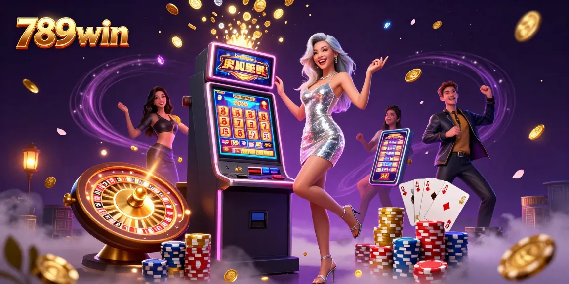 Engage with 789win’s exciting casino experience featuring jackpots, vibrant lights, and dynamic gameplay.