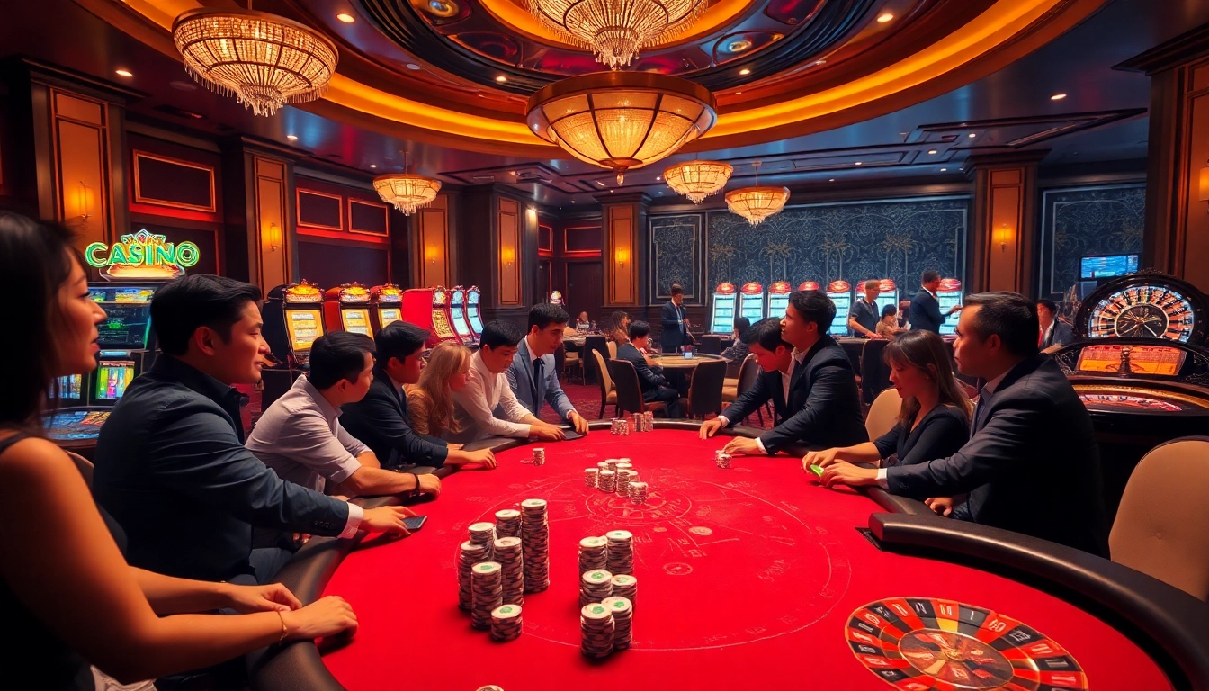 Experience thrilling games at https://thabet1.net/ with vibrant poker action and luxurious casino vibes.