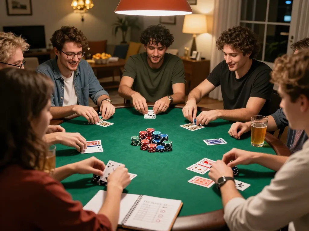Players engaging in an exciting u888 poker night with colorful chips and friendly competition atmosphere.
