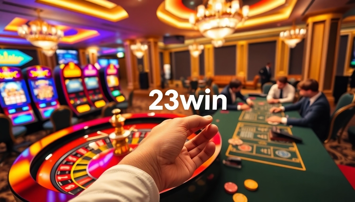 Play exciting casino games at 23win with vibrant tables and thrilling stakes.