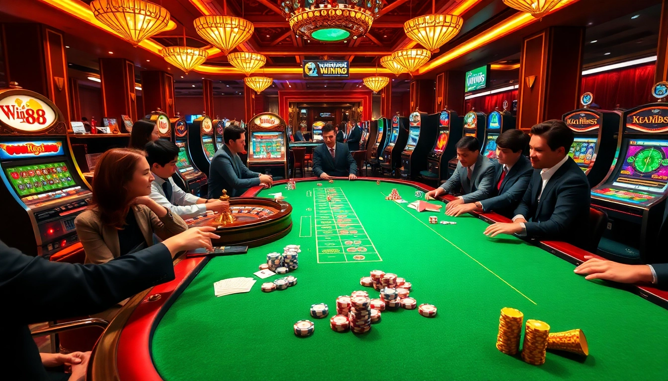 Experience the thrill of gambling at Nhà cái win88 with vibrant casino action and excitement.