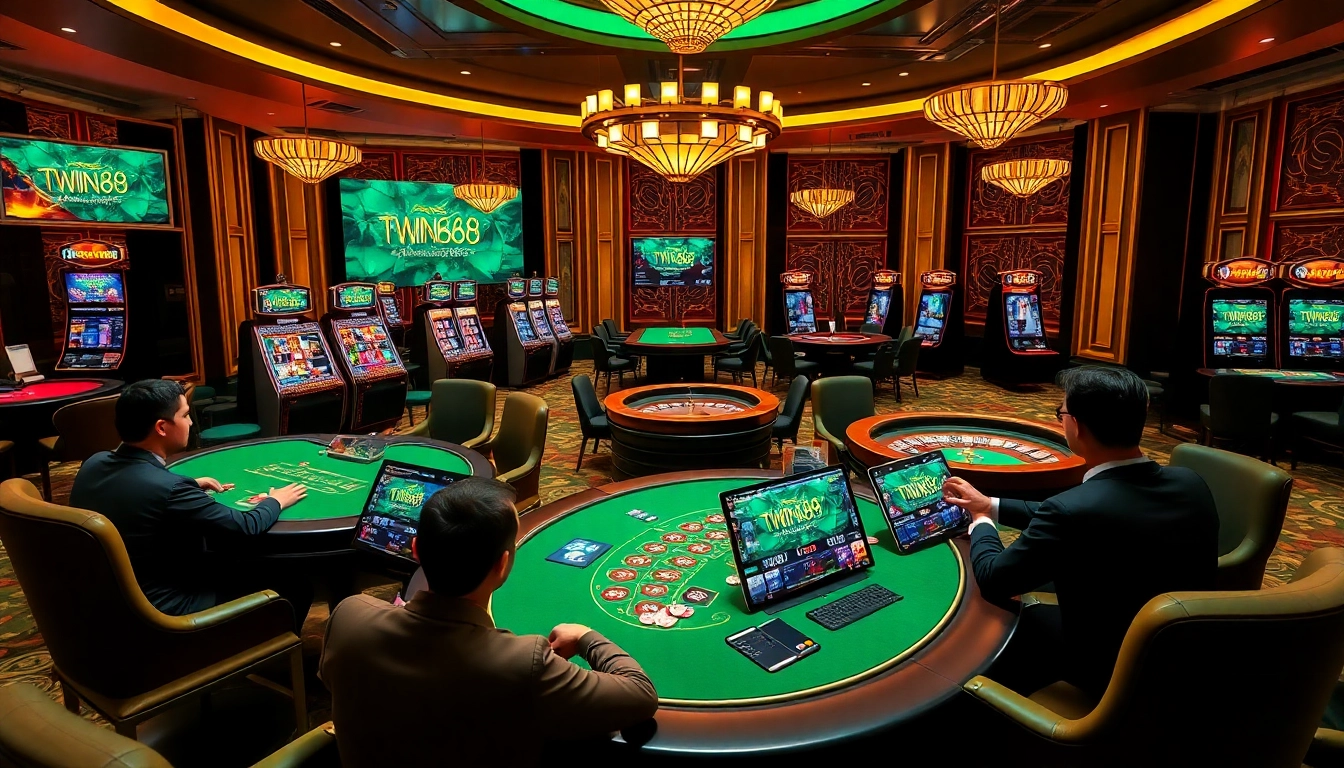Experience thrilling gameplay with the Twin68 apk at a luxury online casino.