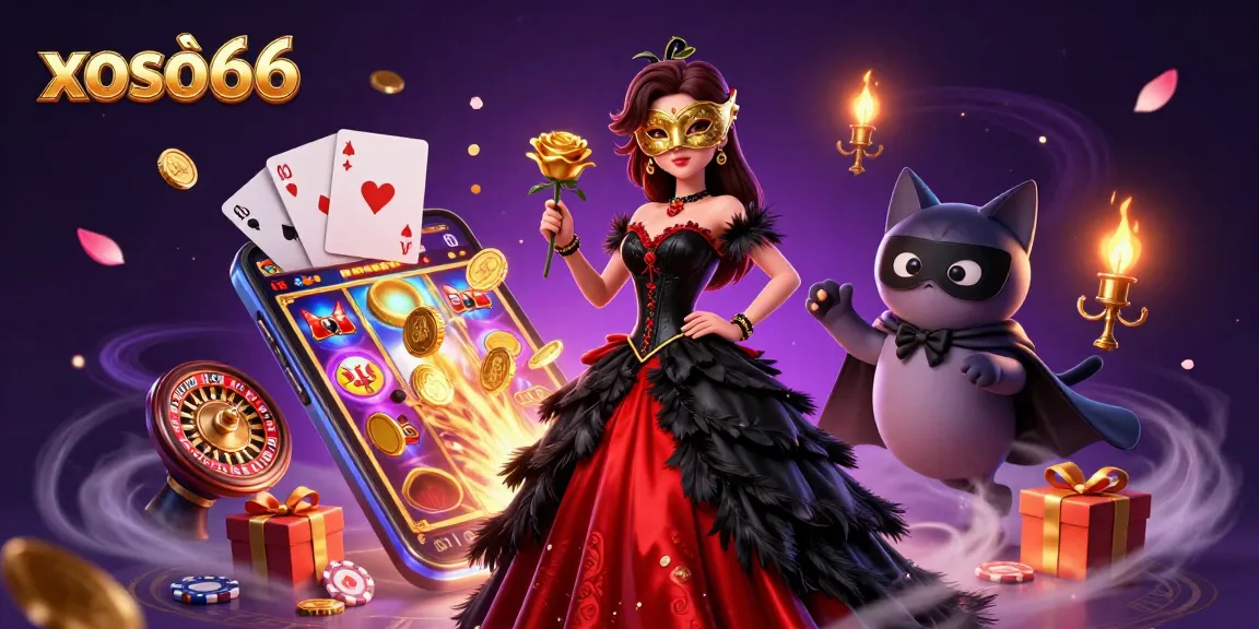 Experience xosố66 excitement with thrilling slot games and vibrant casino elements in a mystical atmosphere.