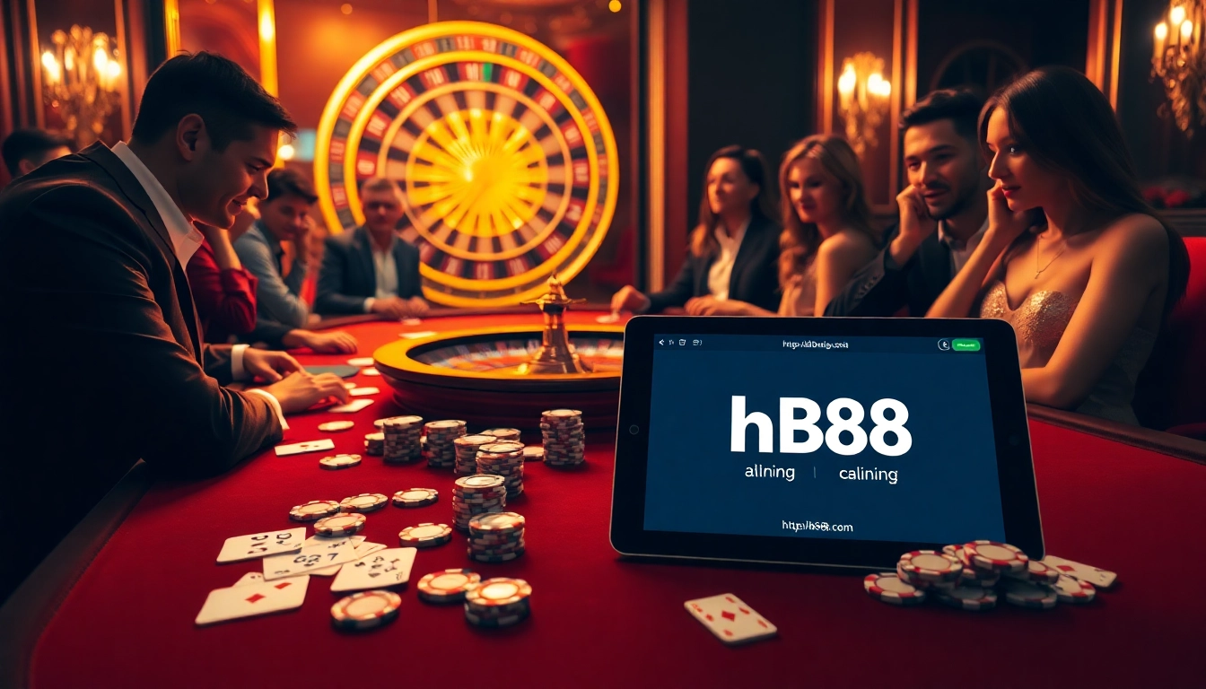 Witness high-stakes play at HB88.clinic with exciting card games and roulette.