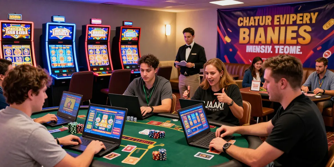 Exciting scene of players at credit card casinos engaging with games, showcasing vibrant gaming atmosphere and bonuses.