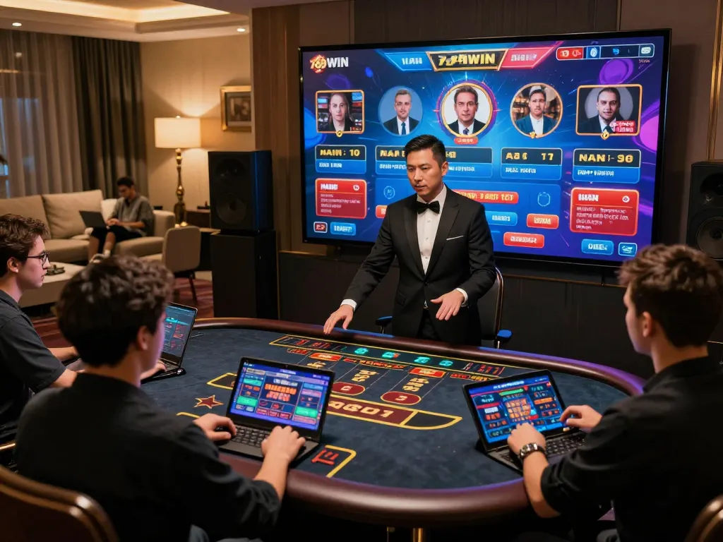 Featuring the 789WIN live dealer experience, players engage in an interactive online casino setup.