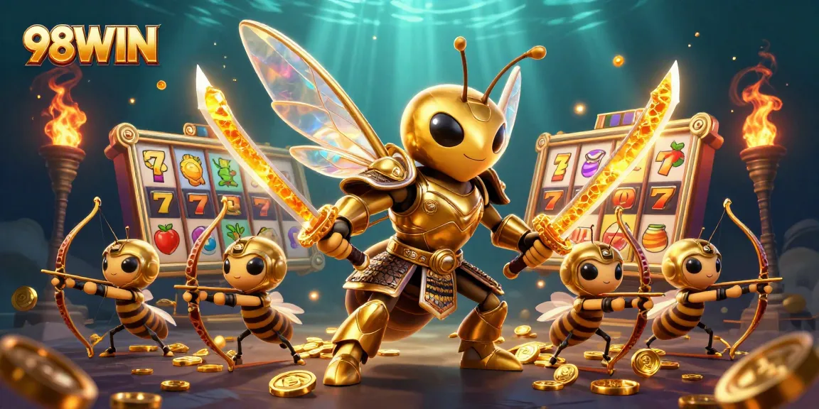 Win big with 98WIN at the immersive online casino, showcasing dynamic gameplay and exciting rewards.