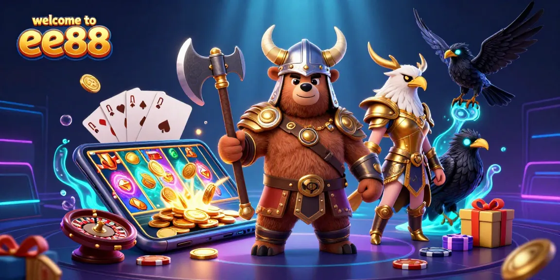 Engage in thrilling gaming experiences at welcome to ee88 with vivid 3D illustrations of casino action.