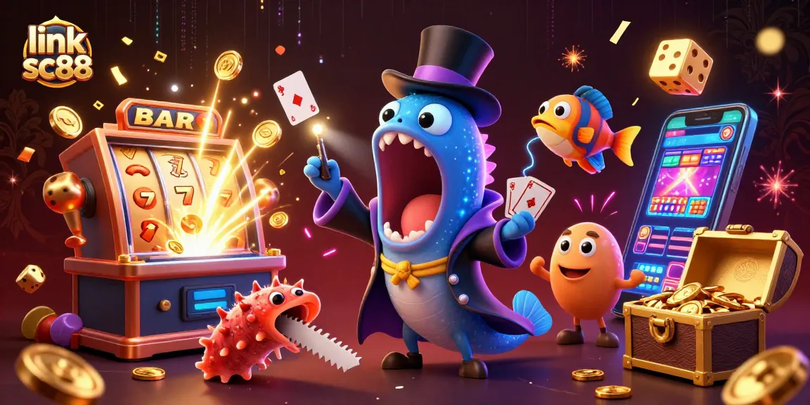 Experience the thrill of winning with link sc88 in this vibrant casino scene