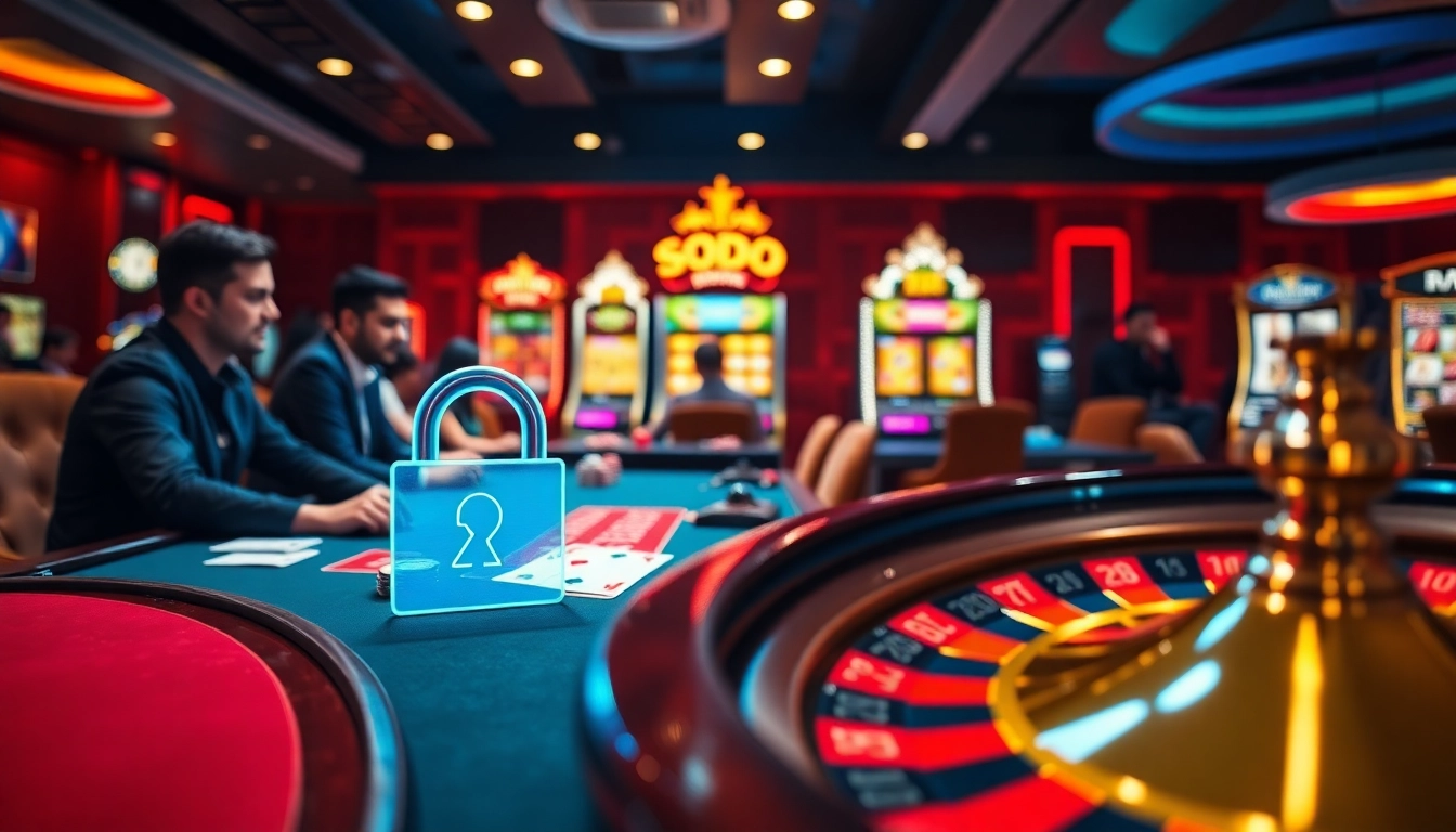 Players engaging in thrilling moments at SODO Casino's poker table, showcasing excitement and strategy.