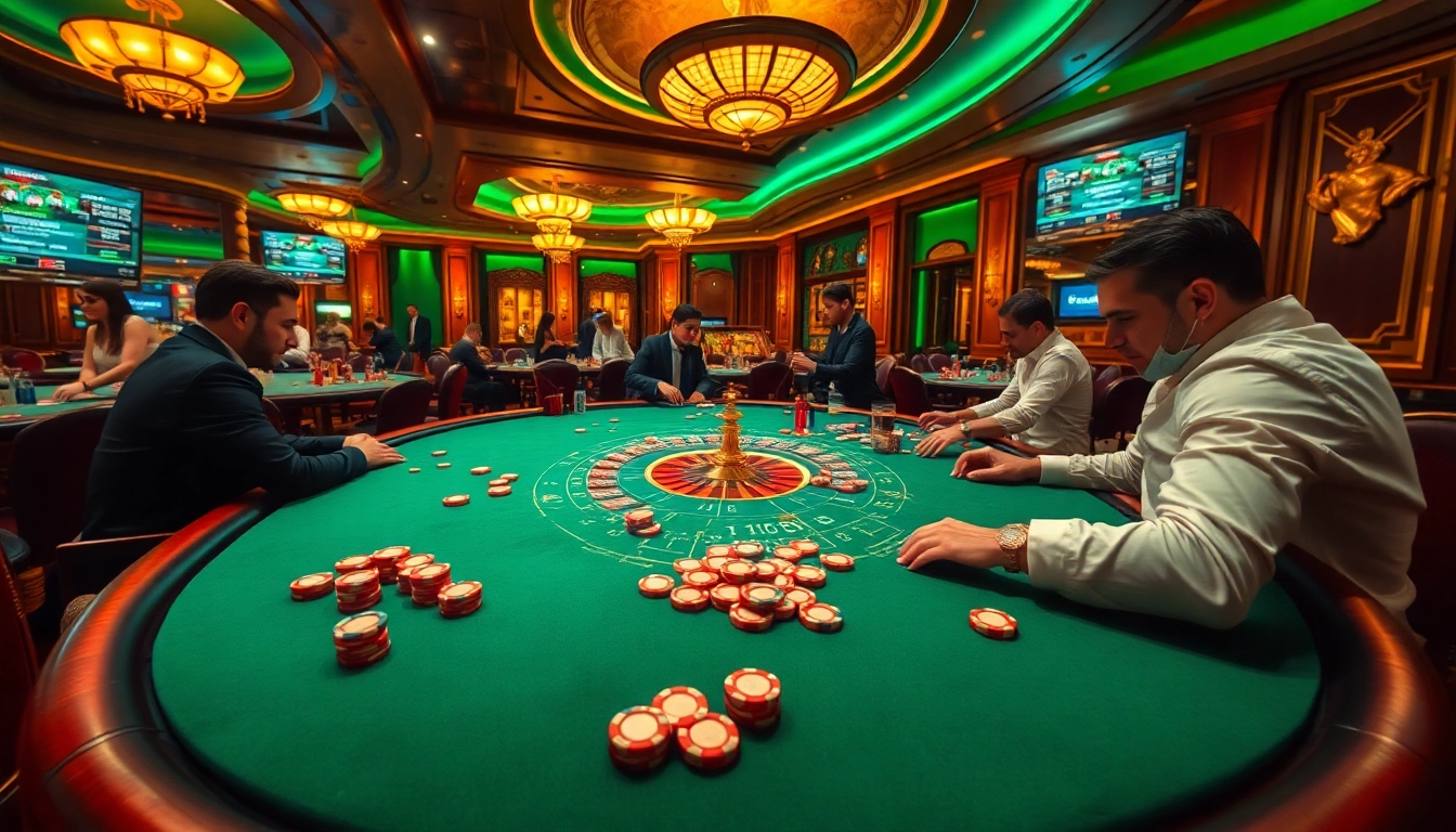 Experience the thrill of gambling at https://tg88.cafe/ with a dynamic poker scene showcasing strategy and excitement.