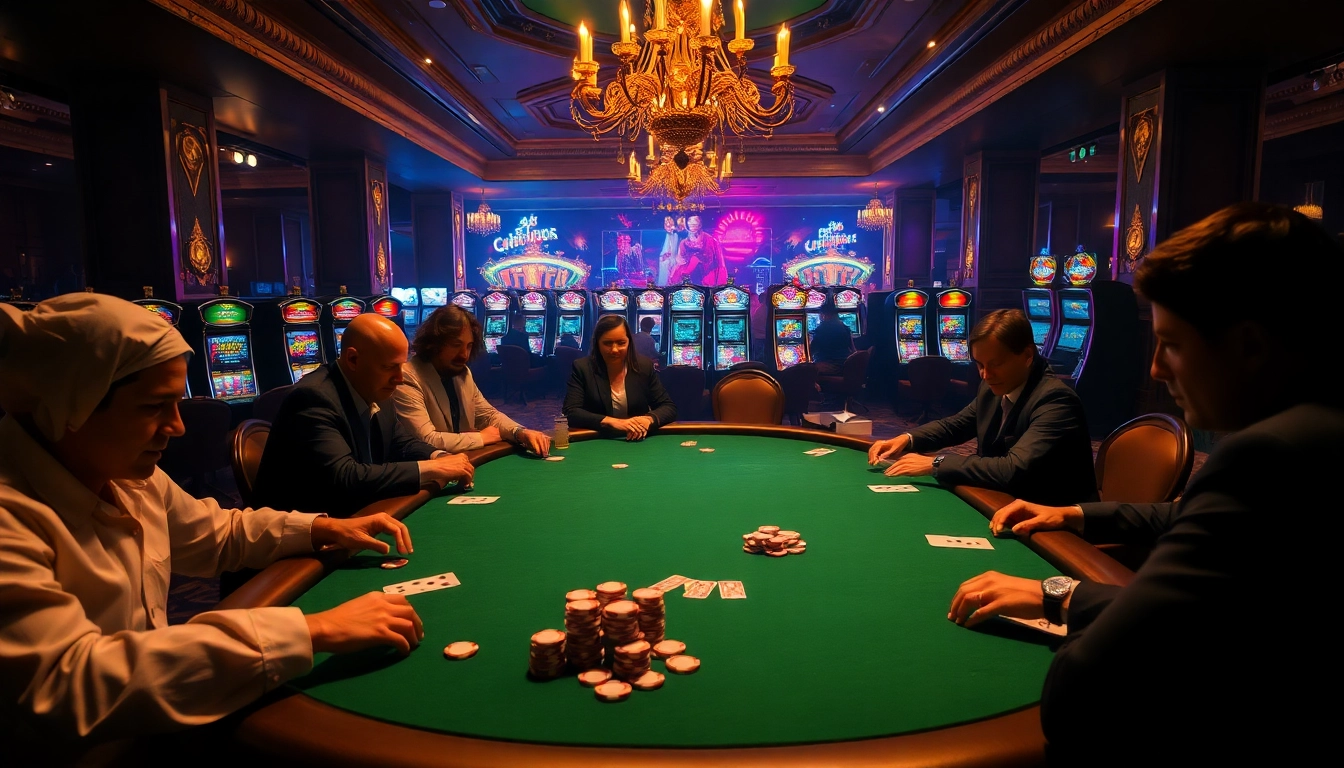 Experience thrilling action at N188 with intense poker gameplay and vibrant casino ambiance.
