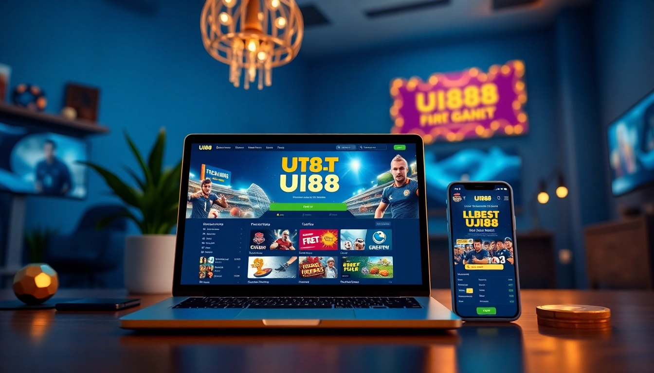 UU88 online betting platform showcasing exciting gaming options and vibrant promotions.